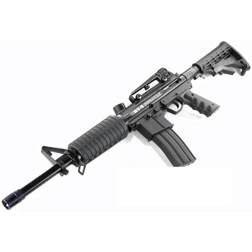 Michael Douglas ChoicePaintballGuns BT Paintball Gun M4 Carbine Marker from And So It Goes TheTake
